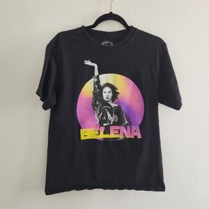 Selena Graphic T Shirt Black Short Sleeve Official Merchandise‎ Women's Medium
